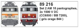 LS Models LS89216 - H0 - Stromabnehmer AM18 für CC6500/BB7200 (2 Stück)